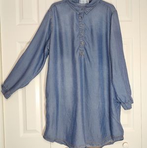 Lyocell denim style blouse